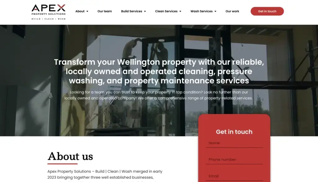 APEX Property Solutions Web Build