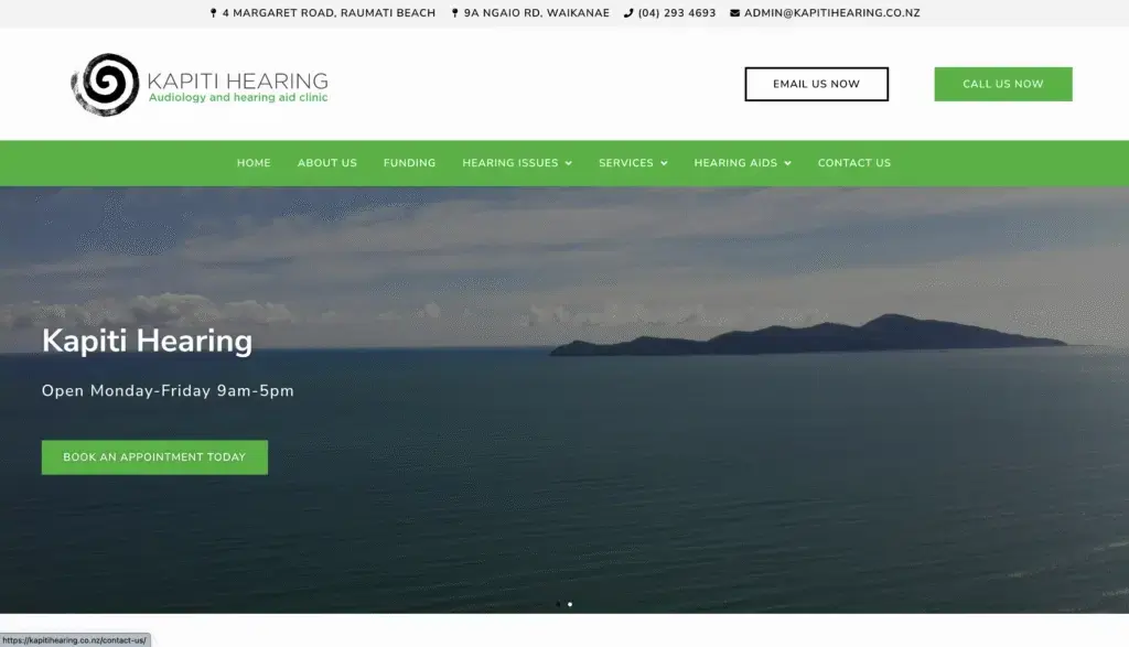 Kapiti Hearing Web Build